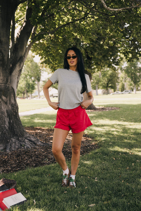 Coco Classic Tee // Heather Grey